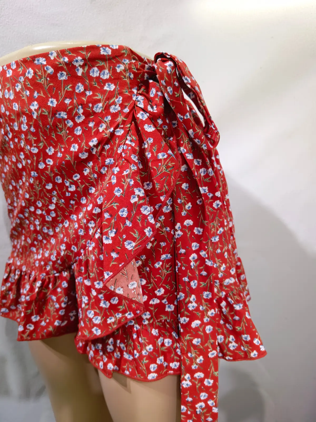 Mini Ruffle Tie Skirt - N/A bottoms available at theGirlyZone Kampala